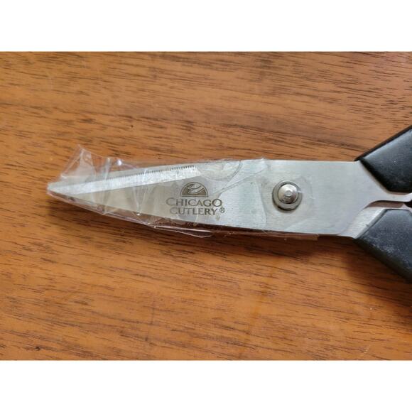 Chicago Cutlery Kitchen Shears/Scissors - Utility Tool w/Black Plastic Handle - Picture 2 of 10